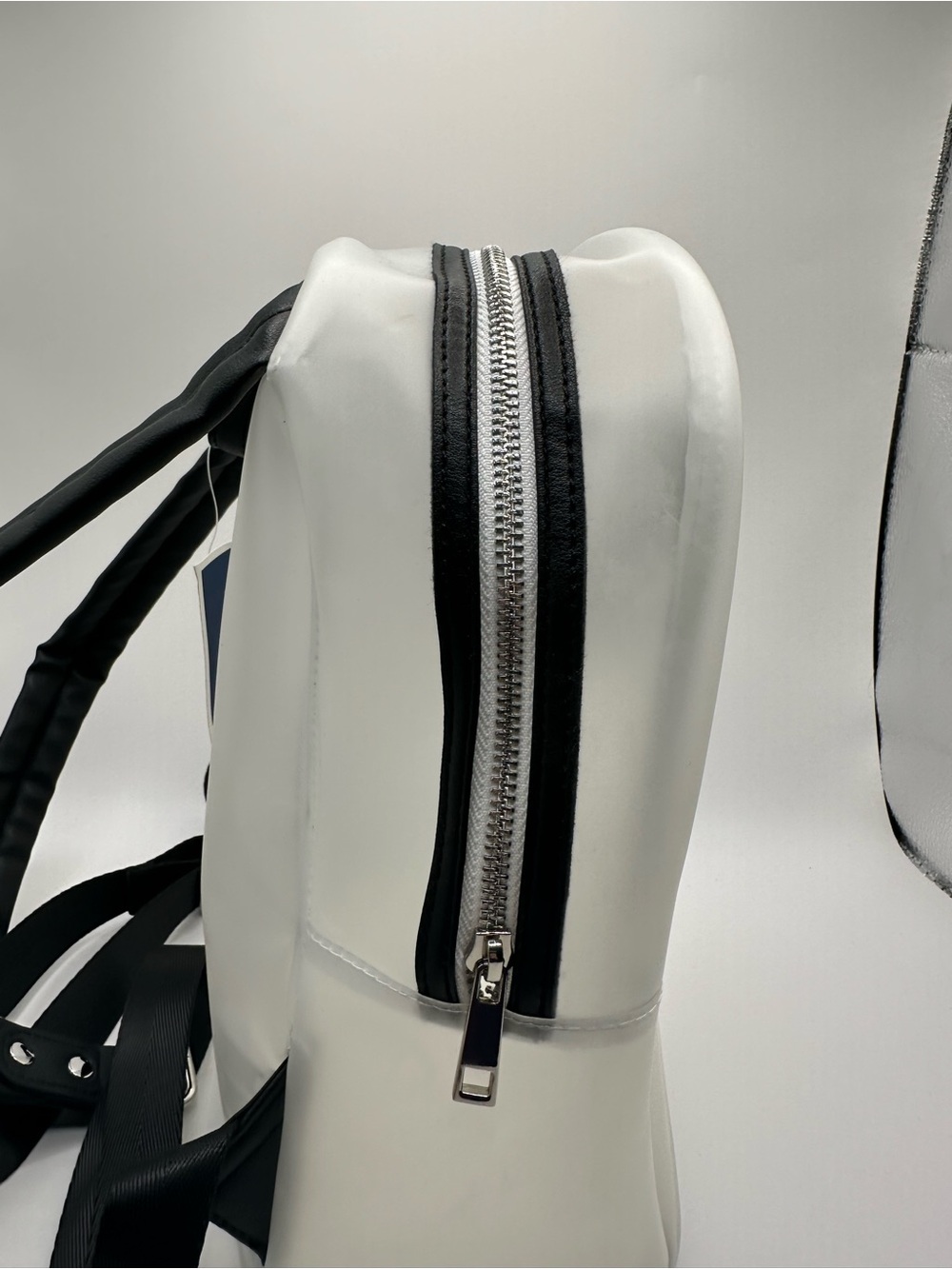 Clear Ghost Print Mini Backpack - Picture 4 of 5